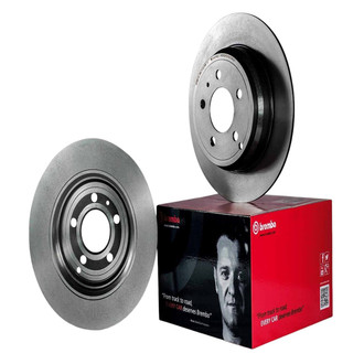 Brembo® - UV Coated Series Plain Brake Rotor Quantity
