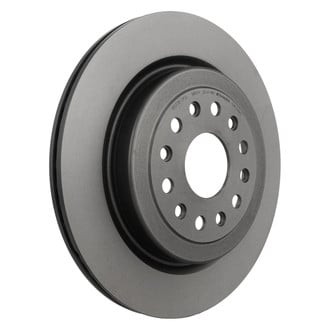 Brembo® - UV Coated Plain Vented Rear Brake Rotor