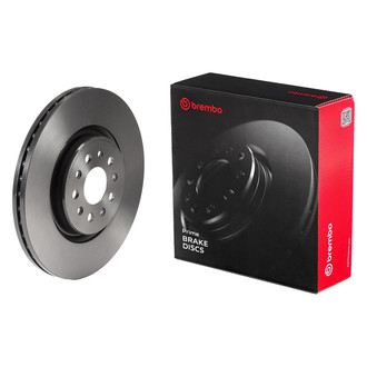 Brembo® - UV Coated Plain Vented Brake Rotor