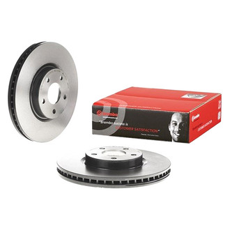 Brembo® - UV Coated Series Plain Vented Front Brake Rotor