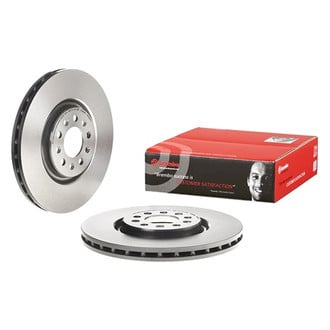 Brembo® - UV Coated Series Plain Vented Front Brake Rotor