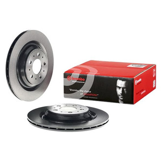Brembo® - UV Coated Series Plain Vented Rear Brake Rotor