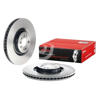 Brembo® - UV Coated Series Plain Vented Front Brake Rotor
