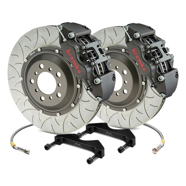 Brembo® 3K2.9041A - Racing Series Slotted Type III 2-Piece Rotor Front ...