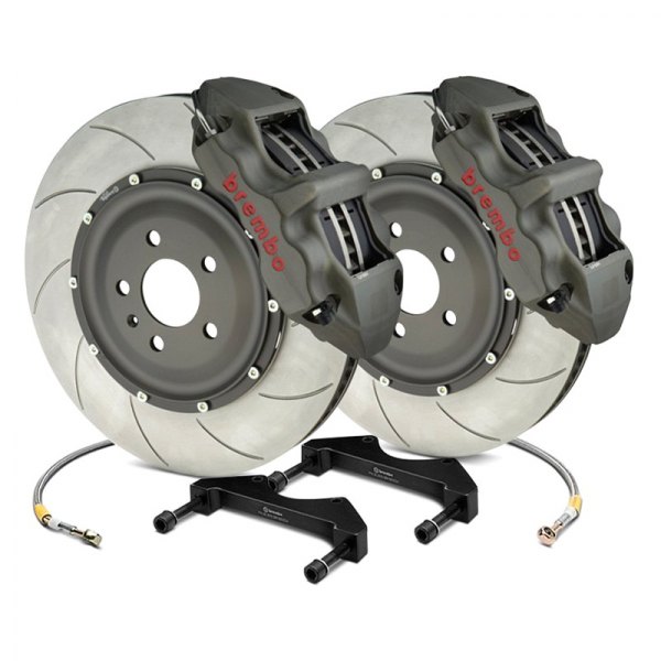  Brembo® - Racing Series Slotted Type V 2-Piece Rotor Anodized 2-Piece Rotor Front Brake Kit