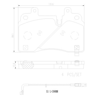 Brembo® - Premium Ceramic Disc Brake Pads