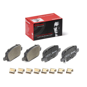 Brembo® P09027 - Premium Low-Met OE Equivalent Rear Brake Pads