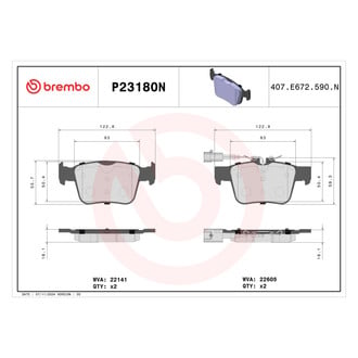 Brembo® - PRIME Ceramic Brake Pads