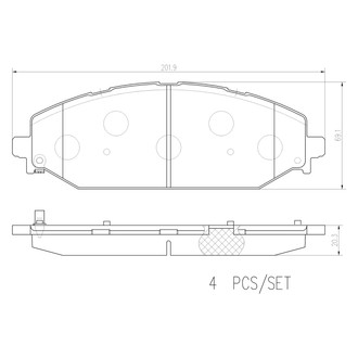 Brembo® - PRIME Ceramic Brake Pads