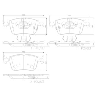 Brembo® - PRIME Ceramic Brake Pads