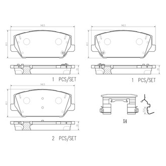 Brembo® - PRIME Ceramic Brake Pads