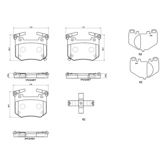 Brembo® - PRIME Ceramic Brake Pads
