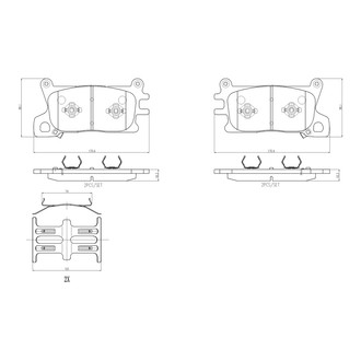Brembo® - PRIME Ceramic Brake Pads