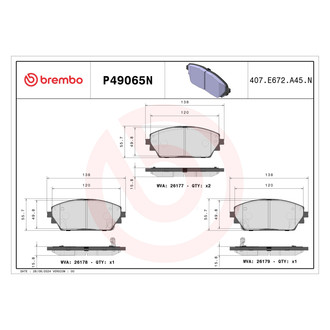 Brembo® - Premium Ceramic Disc Brake Pads