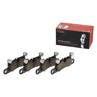Brembo® P65042 - Premium Low-Met OE Equivalent Low-Metallic Rear Brake Pads