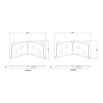 Brembo® - PRIME Ceramic Brake Pads