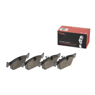 Brembo® P86028 - Premium Low-Met OE Equivalent Low-Metallic Front Brake Pads