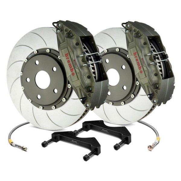  Brembo® - Racing Series Slotted Type V 2-Piece Rotor Anodized Front Brake Kit