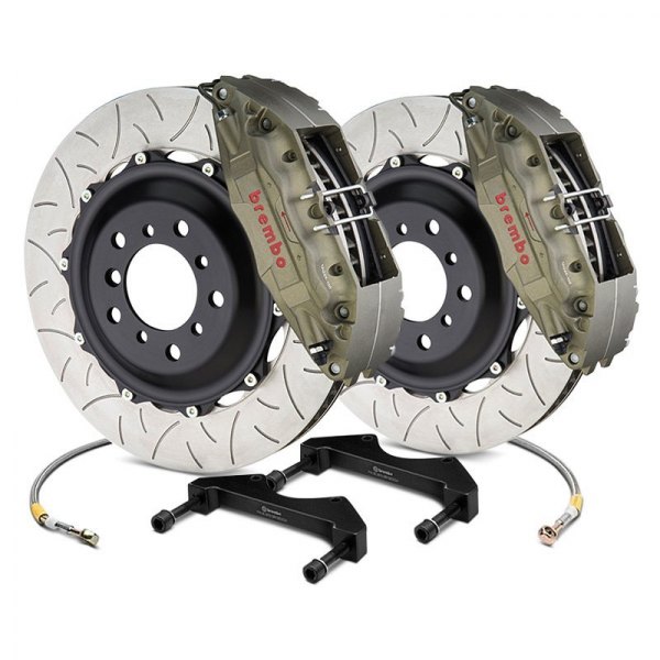  Brembo® - Racing Series Slotted Type III 2-Piece Rotor Anodized 2-Piece Rotor Front Brake Kit