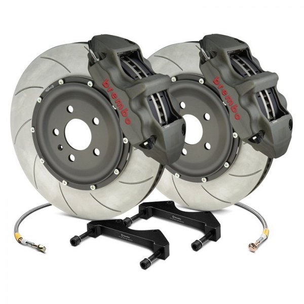  Brembo® - Racing Series Slotted Type V 2-Piece Rotor Anodized Front Brake Kit