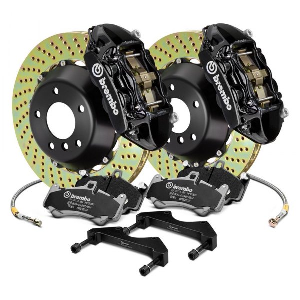  Brembo® - GT Series Cross Drilled 2-Piece Rotor Front Big Brake Kit