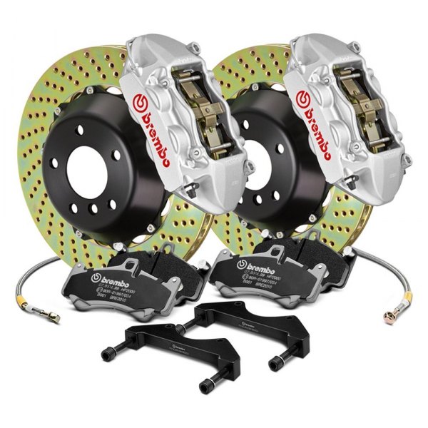  Brembo® - GT Series Cross Drilled 2-Piece Rotor Front Big Brake Kit