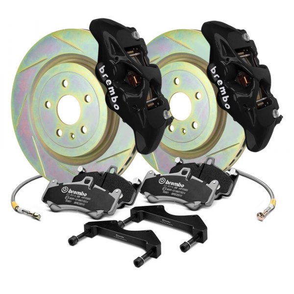  Brembo® - GT Series B-M Slotted 1-Piece Rotor Front Big Brake Kit