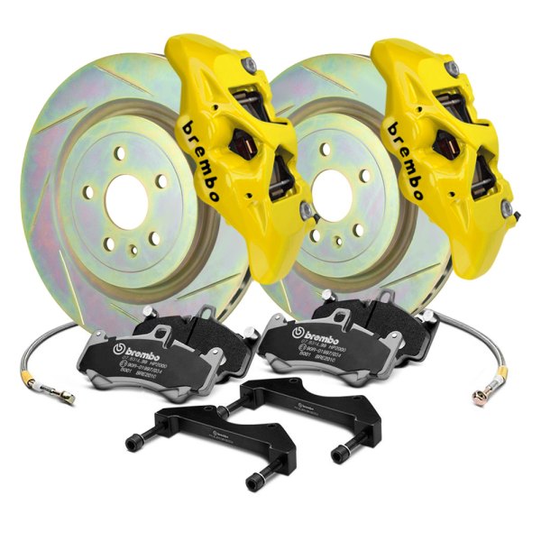  Brembo® - GT Series B-M Slotted 1-Piece Rotor Front Big Brake Kit