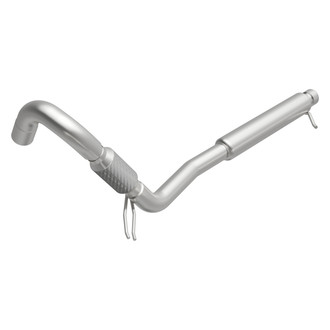 BRExhaust® - Front Aluminized Steel Round Exhaust Resonator