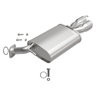 BRExhaust® - Aluminized Steel Rear Driver Side Exhaust Muffler Kit