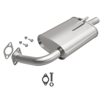 BRExhaust® - Aluminized Steel Rear Driver Side Exhaust Muffler Kit