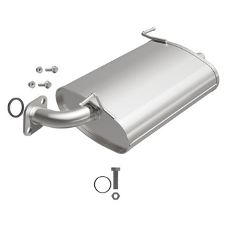 BRExhaust® - Aluminized Steel Rear Driver Side Exhaust Muffler Kit