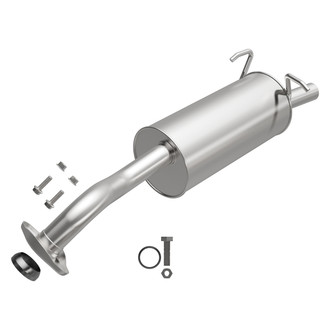 BRExhaust® - Aluminized Steel Rear Exhaust Muffler Kit