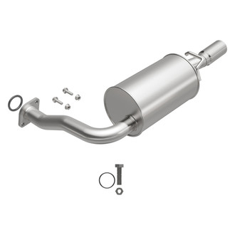 BRExhaust® - Aluminized Steel Rear Driver Side Exhaust Muffler Kit