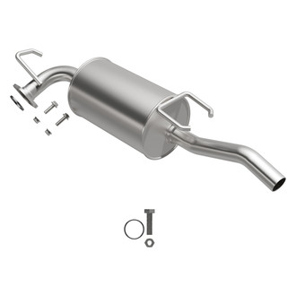 BRExhaust® - Aluminized Steel Rear Exhaust Muffler Kit