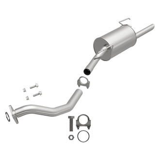 BRExhaust® 108-0098 - Aluminized Steel Rear Exhaust Muffler Kit