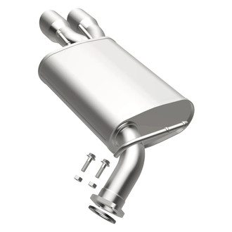 BRExhaust® - Aluminized Steel Driver Side Exhaust Muffler Kit