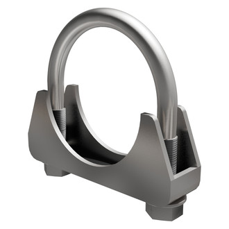 BRExhaust® - Flat Saddle Exhaust Clamp (50 mm (1.97") Diameter)