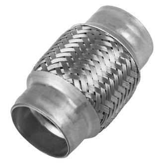 BRExhaust® - Inner Braid Flex Pipe without Ends (1.75" Inlet, 1.75" Outlet, 4" Flex Length)