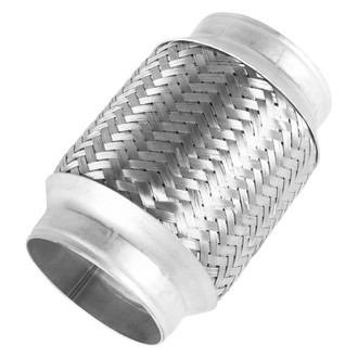 BRExhaust® - Interlock Flex Pipe without Ends (1.75" Inlet, 1.75" Outlet, 4" Flex Length)