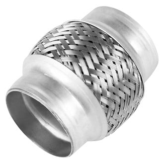 BRExhaust® - Interlock Flex Pipe without Ends (2.25" Inlet, 2.25" Outlet, 4" Flex Length)