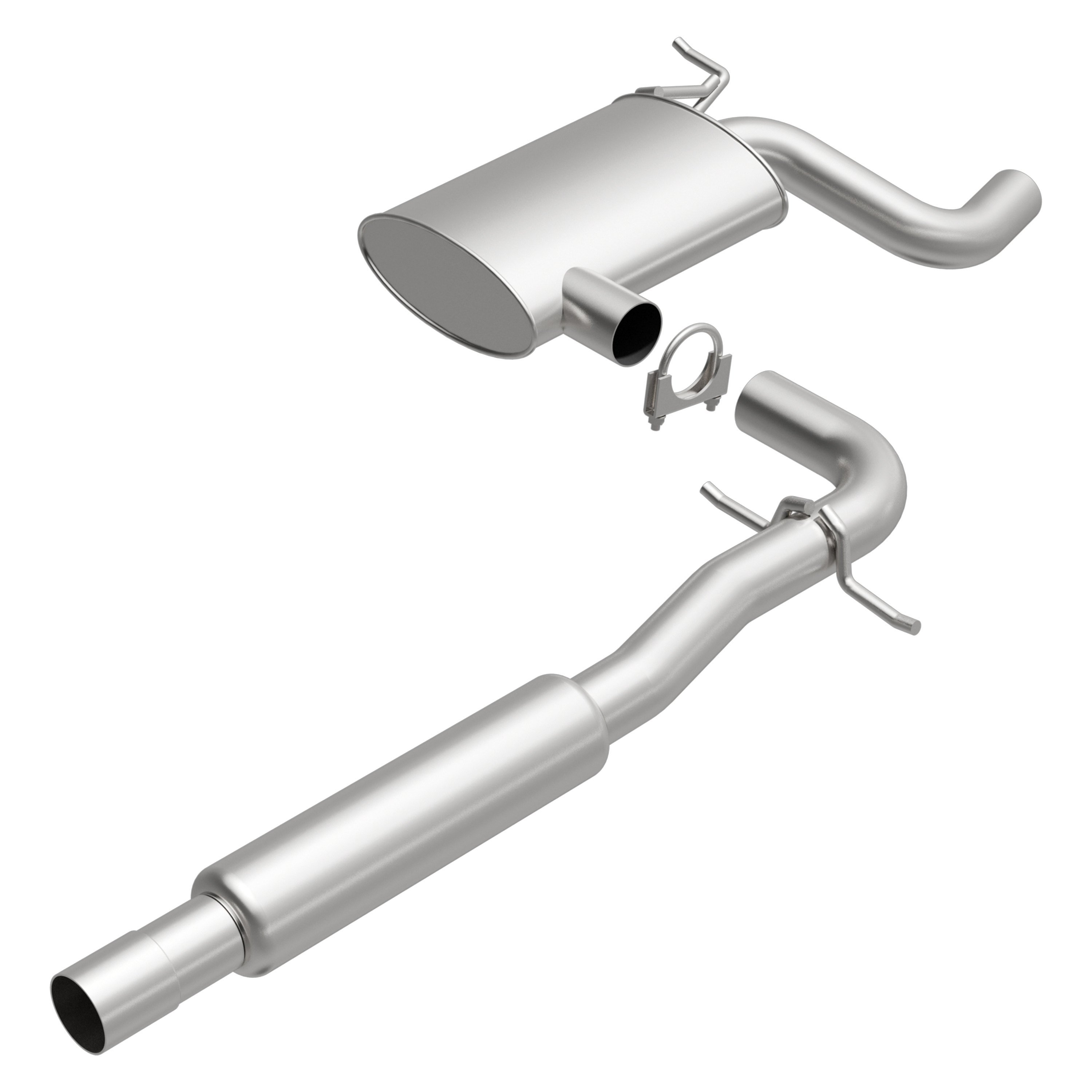 BRExhaust® 280615 Center Exhaust Resonator and Pipe Assembly