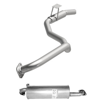 BRExhaust® - Exhaust Muffler and Tailpipe Kit