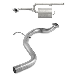 BRExhaust® - 2-Pc Exhaust Front Pipe 2LW Kit