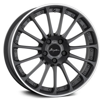 BREYTON WHEELS® - MAGIC CW Matte Gray with Polished Lip