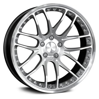 BREYTON WHEELS® - RACE GTP Hyper Silver with Polished Lip