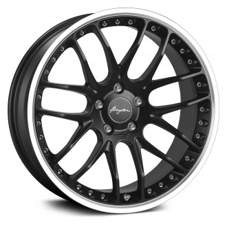 BREYTON WHEELS® - RACE GTP Matte Black with Polished Lip