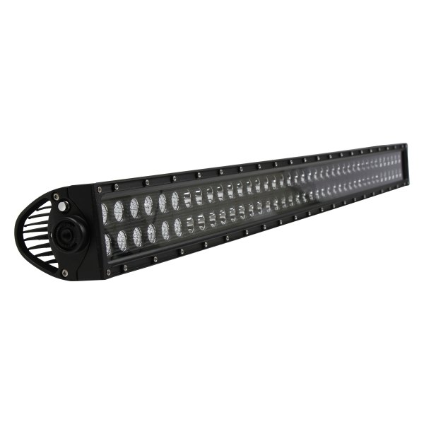 Bright Earth® - 40" 240W Dual Row Combo Spot/Flood Beam LED Light Bar with Black Outer Reflector