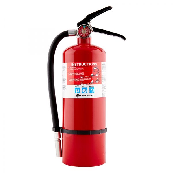 BRK® - First Alert™ Heavy Duty Plus 3-A:40-B:C 5 lb Red Rechargeable Fire Extinguisher
