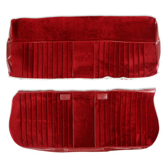 Brothers Trucks® - Vinyl and Cloth Seat Upholstery, Maroon and Burgundy